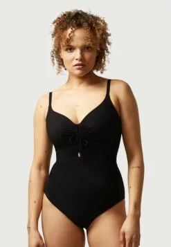 Chantelle Inspire Covering Underwired Swimsuit - Badpak - Black