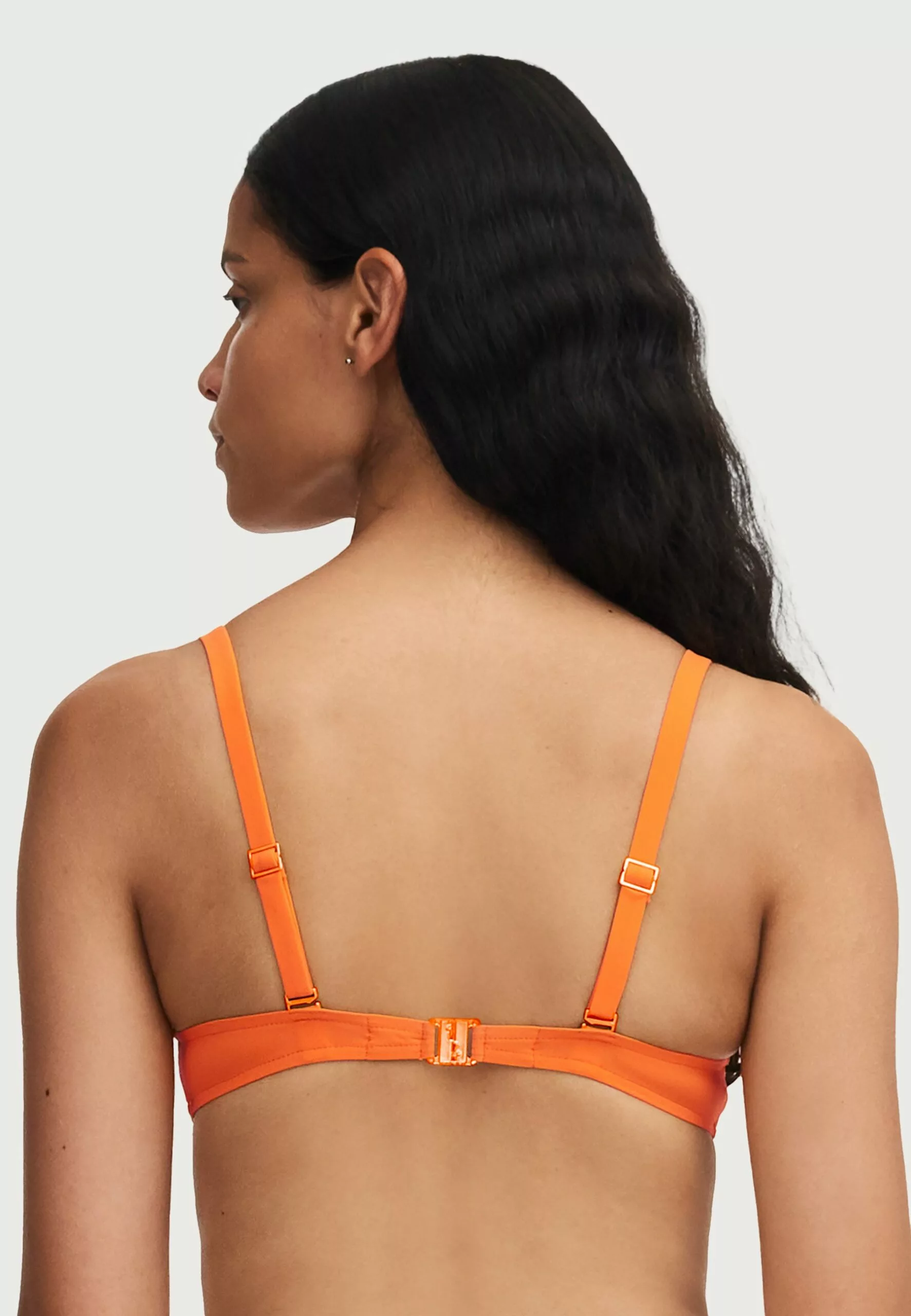 Chantelle Emblem Half Cup Memory Bra - Bikinitop - Orange 5 Chantelle Emblem Half Cup Memory Bra - Bikinitop - Orange - Afbeelding 3