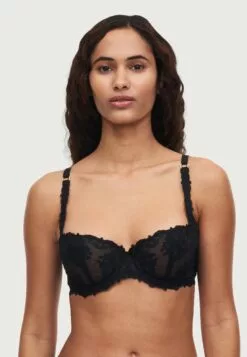 Chantelle Champs Elysees Half Cup Bra - Voorgevormde Bh - Black