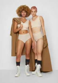 Chantelle Soft Cups V-Ausschnitt - Bustier - Beige Dore