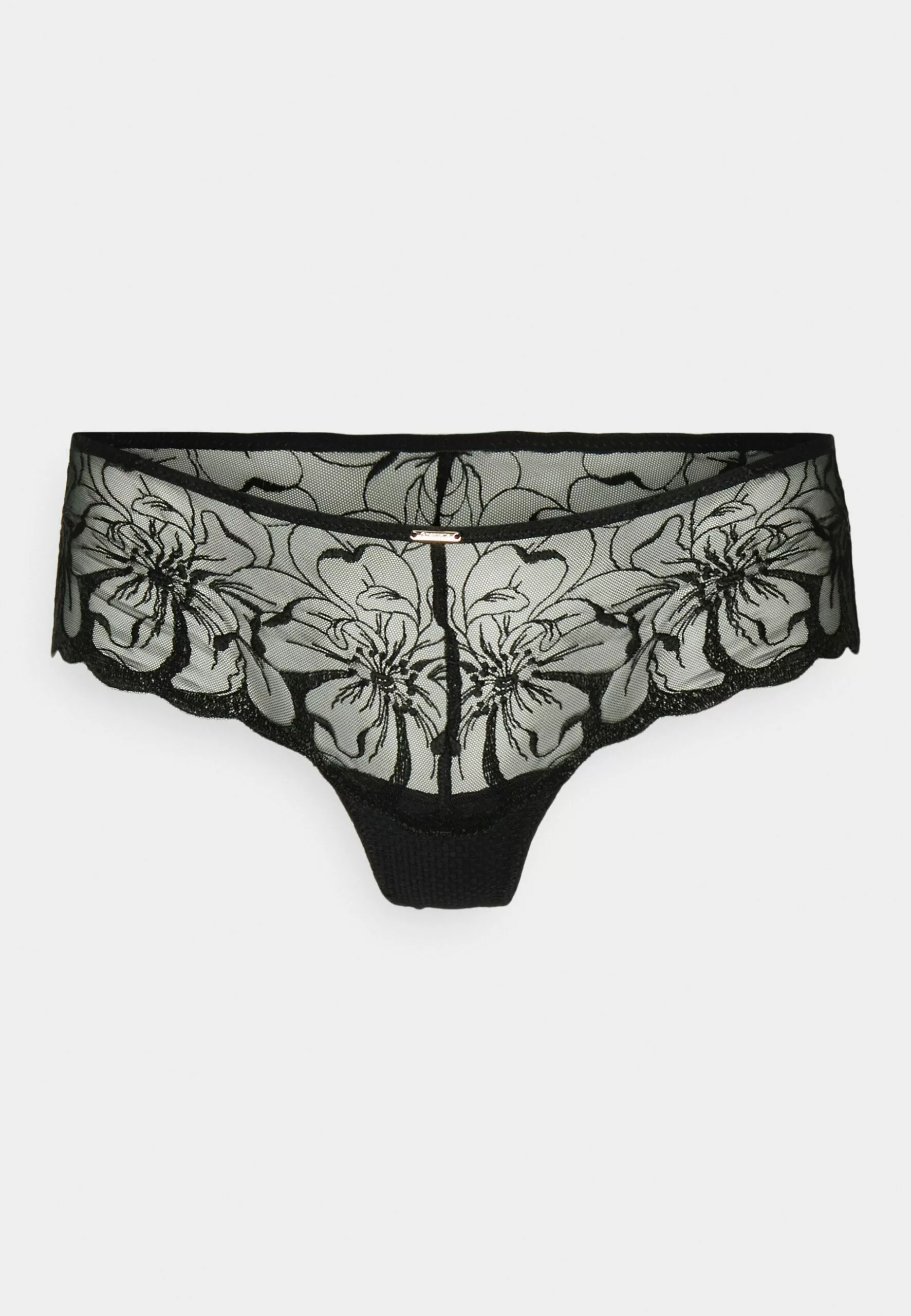 Chantelle Fleurs-Shorty - Onderbroeken - Schwarz 6 Chantelle Fleurs-Shorty - Onderbroeken - Schwarz - Afbeelding 4