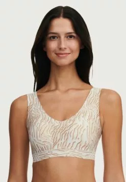 Chantelle Mit Soft CupsV Ausschnitt - Bustier - Desert