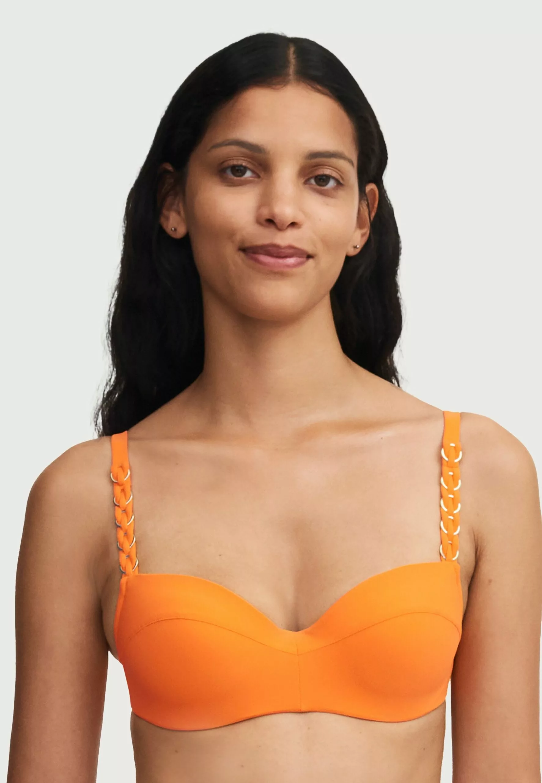 Chantelle Emblem Half Cup Memory Bra - Bikinitop - Orange 3 Chantelle Emblem Half Cup Memory Bra - Bikinitop - Orange